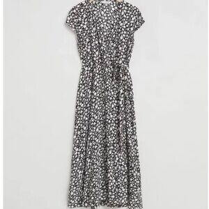 & Other Stories Black and White Floral Maxi Dress